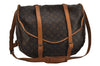 Authentic Louis Vuitton Monogram Saumur 43 Shoulder Cross Bag M42252 LV 2666I