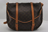 Authentic Louis Vuitton Monogram Saumur 43 Shoulder Cross Bag M42252 LV 2666I