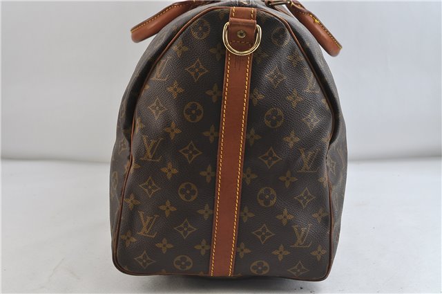 Auth Louis Vuitton Monogram Keepall Bandouliere 50 Boston Bag M41416 LV 2667D