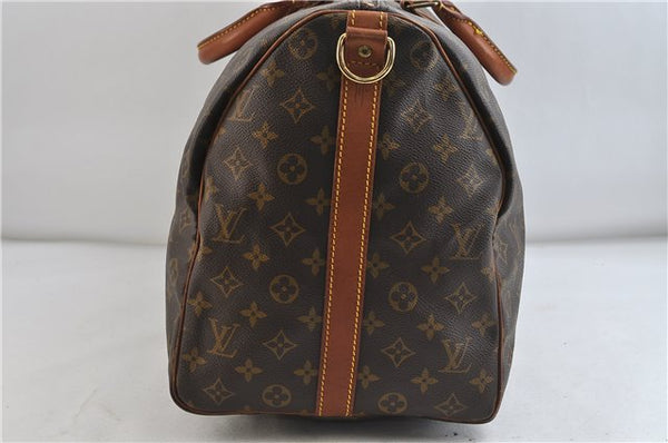 Auth Louis Vuitton Monogram Keepall Bandouliere 50 Boston Bag M41416 LV 2667D