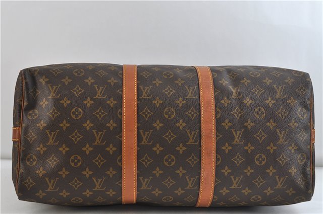 Auth Louis Vuitton Monogram Keepall Bandouliere 50 Boston Bag M41416 LV 2667D