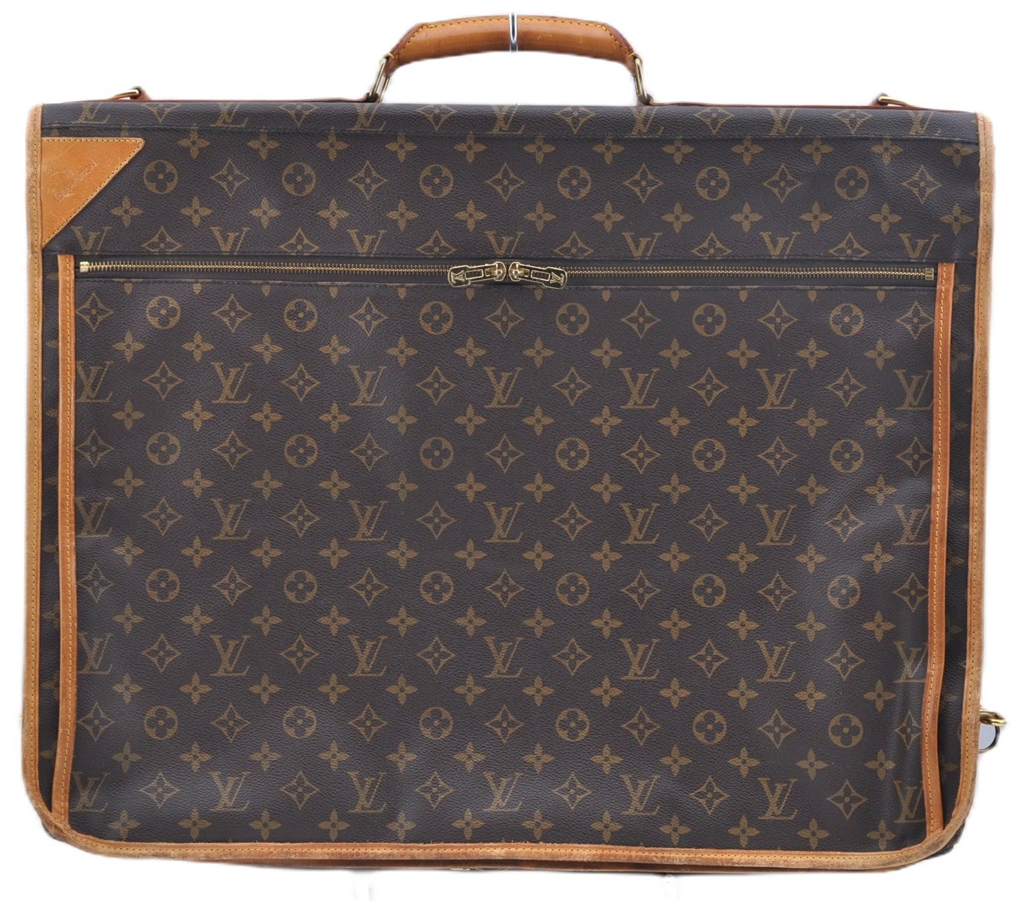 Authentic Louis Vuitton Monogram Portable Cabine Garment Cover M23420 LV 2667F