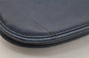 Authentic GUCCI Blondie Vintage Clutch Hand Bag Purse Leather Navy Blue 2667I