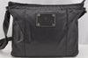 Authentic GUCCI Hysteria Vintage Shoulder Cross Body Bag Leather Black 2668I