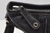 Authentic GUCCI Hysteria Vintage Shoulder Cross Body Bag Leather Black 2668I