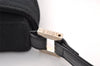 Authentic FENDI Vintage Shoulder Bag Purse Jersey Leather Black 2669I
