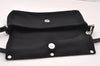 Authentic FENDI Vintage Shoulder Bag Purse Jersey Leather Black 2669I