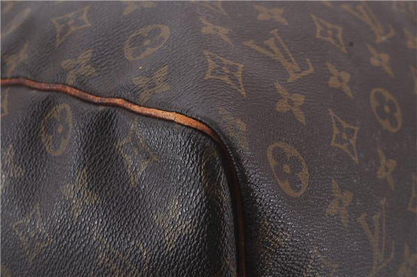 Auth Louis Vuitton Monogram Keepall Bandouliere 60 Boston Bag M41412 LV 2670D