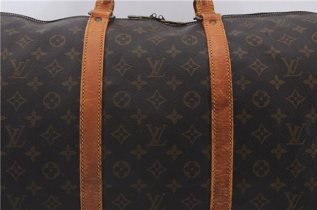 Auth Louis Vuitton Monogram Keepall Bandouliere 60 Boston Bag M41412 LV 2670D