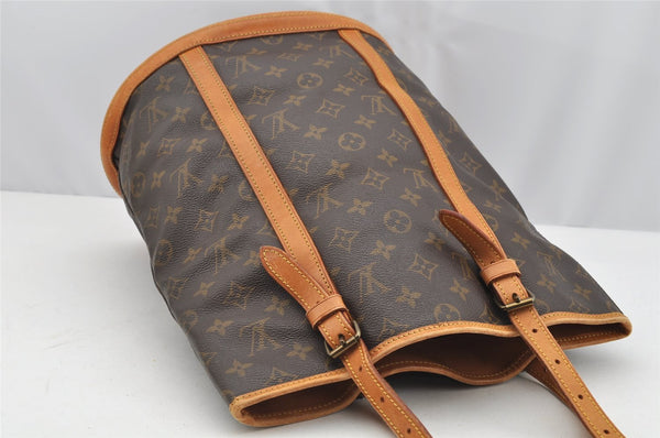 Authentic Louis Vuitton Monogram Bucket GM Shoulder Bag Old Model Junk 2670I