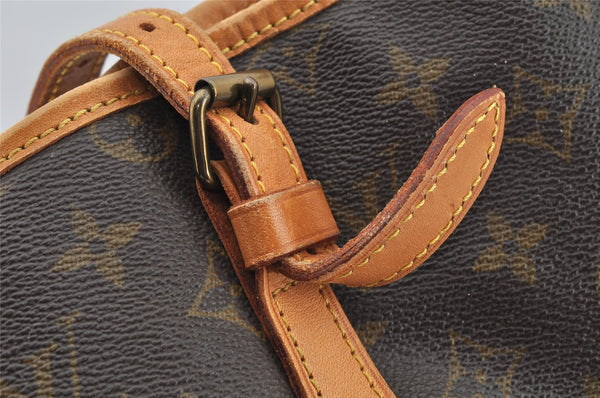 Authentic Louis Vuitton Monogram Bucket GM Shoulder Bag Old Model Junk 2670I