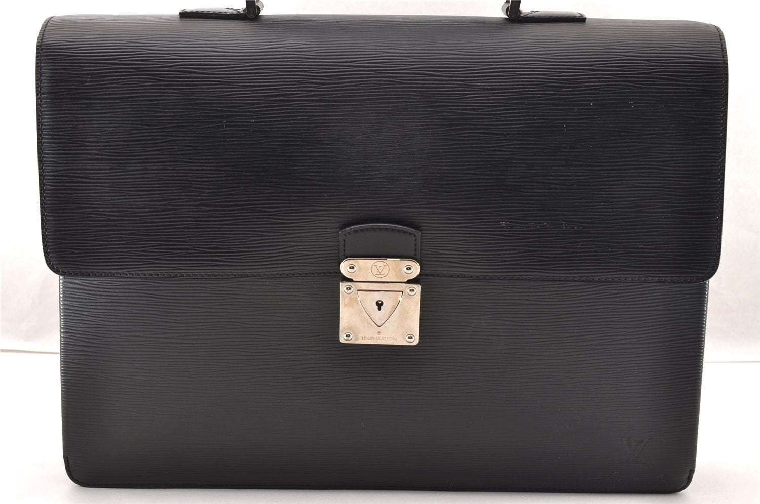 Authentic Louis Vuitton Epi Laguito Business Briefcase Black M54552 LV 2671I