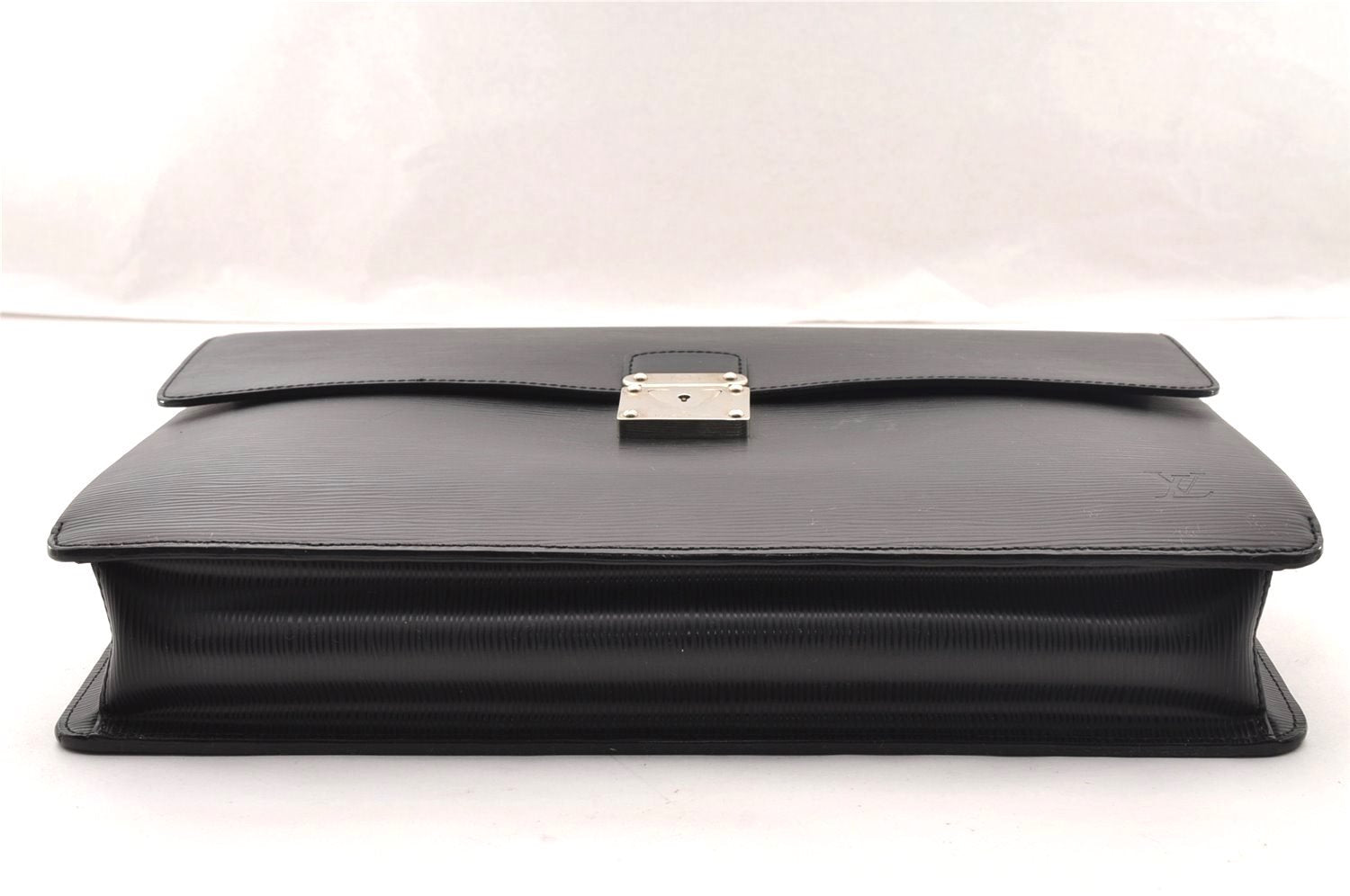 Authentic Louis Vuitton Epi Laguito Business Briefcase Black M54552 LV 2671I