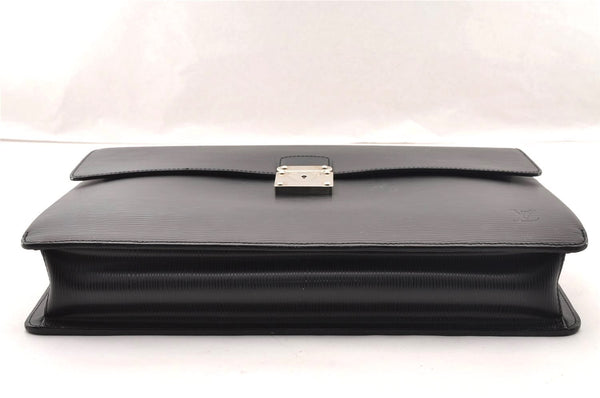 Authentic Louis Vuitton Epi Laguito Business Briefcase Black M54552 LV 2671I
