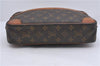 Authentic Louis Vuitton Monogram Compiegne 28 Clutch Hand Bag M51845 LV 2672D