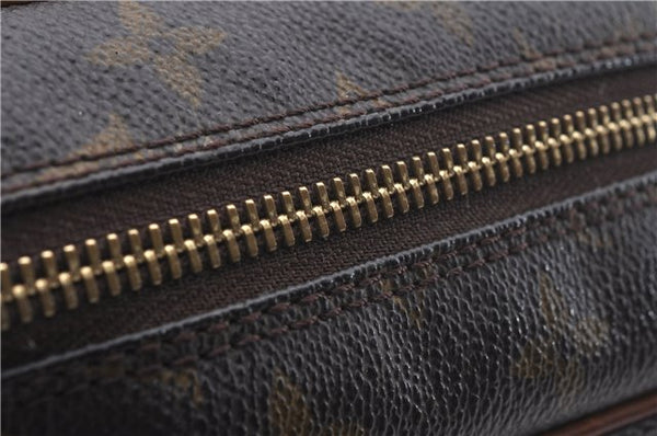 Authentic Louis Vuitton Monogram Compiegne 28 Clutch Hand Bag M51845 LV 2672D