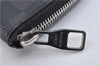 Authentic Louis Vuitton Damier Graphite Zippy Wallet Vertical N63095 LV 2672F