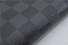 Authentic Louis Vuitton Damier Graphite Zippy Wallet Vertical N63095 LV 2672F