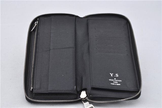 Authentic Louis Vuitton Damier Graphite Zippy Wallet Vertical N63095 LV 2672F