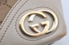 Authentic GUCCI New Britt Shoulder Tote Bag GG Canvas Leather 169946 Brown 2672I