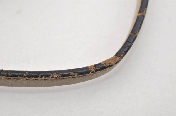 Authentic GUCCI New Britt Shoulder Tote Bag GG Canvas Leather 169946 Brown 2672I