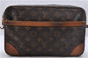 Authentic Louis Vuitton Monogram Compiegne 28 Clutch Hand Bag M51845 LV 2673D
