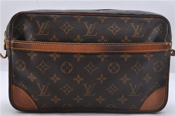 Authentic Louis Vuitton Monogram Compiegne 28 Clutch Hand Bag M51845 LV 2673D