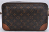 Authentic Louis Vuitton Monogram Compiegne 28 Clutch Hand Bag M51845 LV 2673D