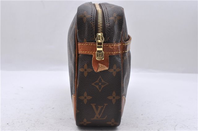 Authentic Louis Vuitton Monogram Compiegne 28 Clutch Hand Bag M51845 LV 2673D