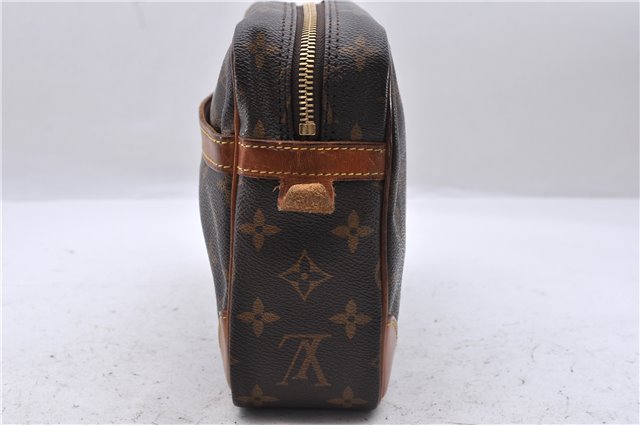 Authentic Louis Vuitton Monogram Compiegne 28 Clutch Hand Bag M51845 LV 2673D