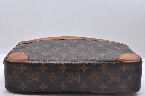 Authentic Louis Vuitton Monogram Compiegne 28 Clutch Hand Bag M51845 LV 2673D