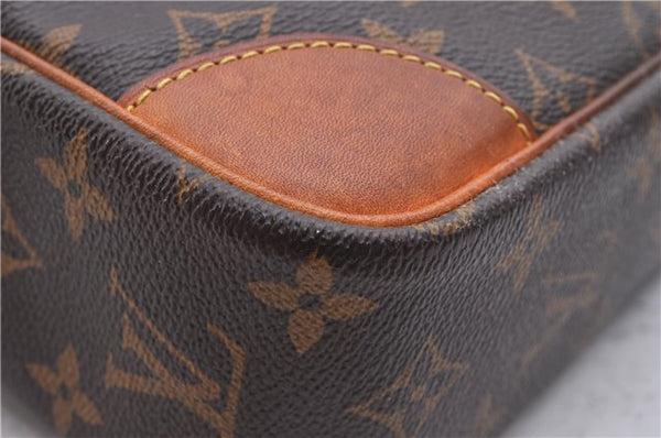 Authentic Louis Vuitton Monogram Compiegne 28 Clutch Hand Bag M51845 LV 2673D