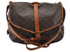 Authentic Louis Vuitton Monogram Saumur 35 Shoulder Cross Bag M42254 LV 2673I