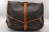 Authentic Louis Vuitton Monogram Saumur 35 Shoulder Cross Bag M42254 LV 2673I