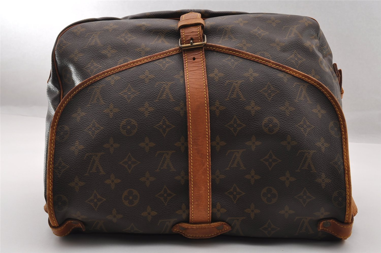 Authentic Louis Vuitton Monogram Saumur 35 Shoulder Cross Bag M42254 LV 2673I