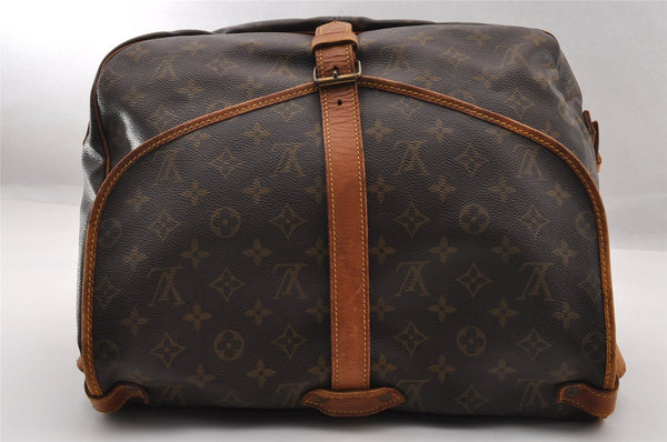 Authentic Louis Vuitton Monogram Saumur 35 Shoulder Cross Bag M42254 LV 2673I