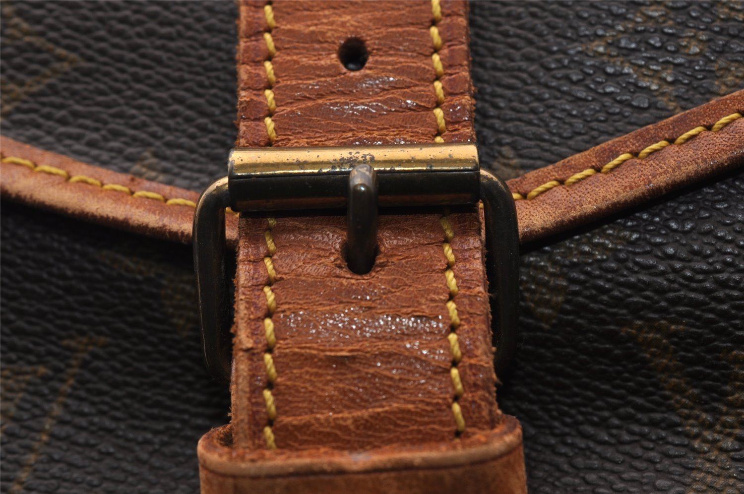 Authentic Louis Vuitton Monogram Saumur 35 Shoulder Cross Bag M42254 LV 2673I