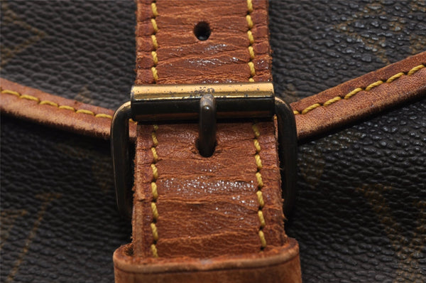 Authentic Louis Vuitton Monogram Saumur 35 Shoulder Cross Bag M42254 LV 2673I