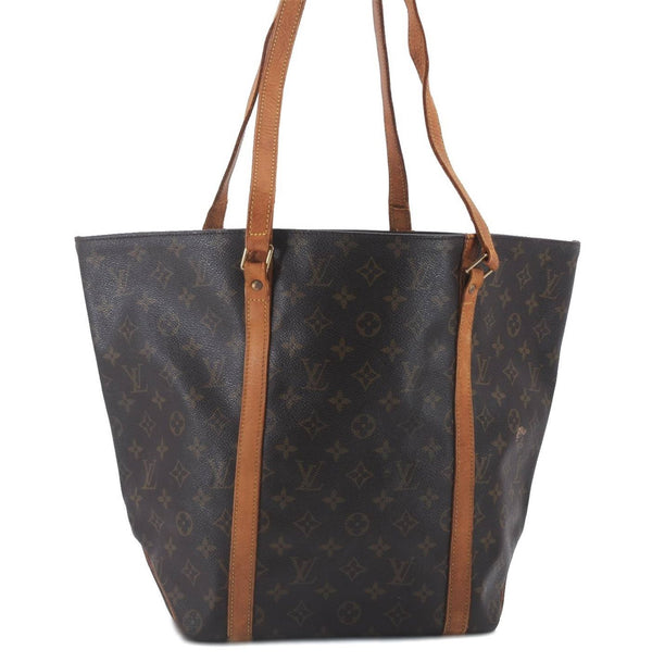 Authentic Louis Vuitton Monogram Sac Shopping PM Tote Bag M51108 LV 2676D