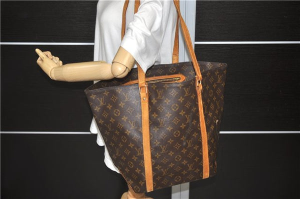 Authentic Louis Vuitton Monogram Sac Shopping PM Tote Bag M51108 LV 2676D