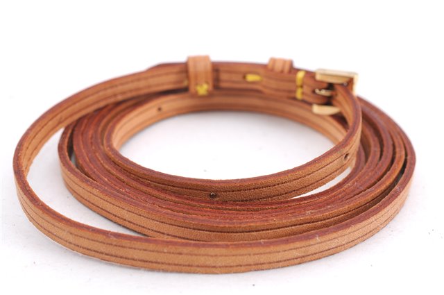 Authentic Louis Vuitton Leather Shoulder Strap For Mott Beige 49.6