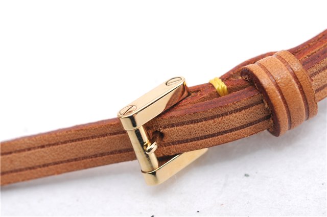 Authentic Louis Vuitton Leather Shoulder Strap For Mott Beige 49.6