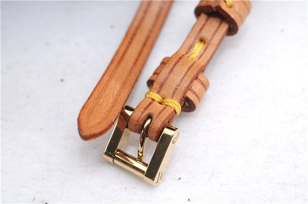 Authentic Louis Vuitton Leather Shoulder Strap For Mott Beige 49.6" LV 2676E