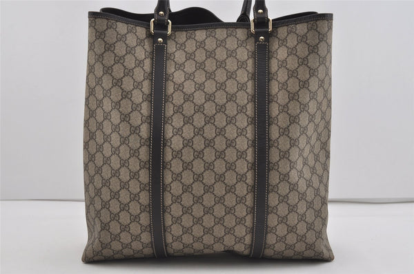 Authentic GUCCI Vintage Shoulder Hand Bag GG PVC Leather 223668 Brown 2677I