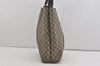 Authentic GUCCI Vintage Shoulder Hand Bag GG PVC Leather 223668 Brown 2677I