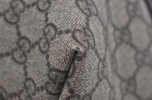 Authentic GUCCI Vintage Shoulder Hand Bag GG PVC Leather 223668 Brown 2677I