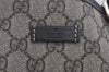 Authentic GUCCI Vintage Shoulder Hand Bag GG PVC Leather 223668 Brown 2677I