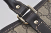 Authentic GUCCI Vintage Shoulder Hand Bag GG PVC Leather 223668 Brown 2677I