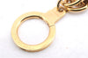 Auth Louis Vuitton Porte Cles Panda Charm Key Ring Leather Gold M62637 LV 2678E