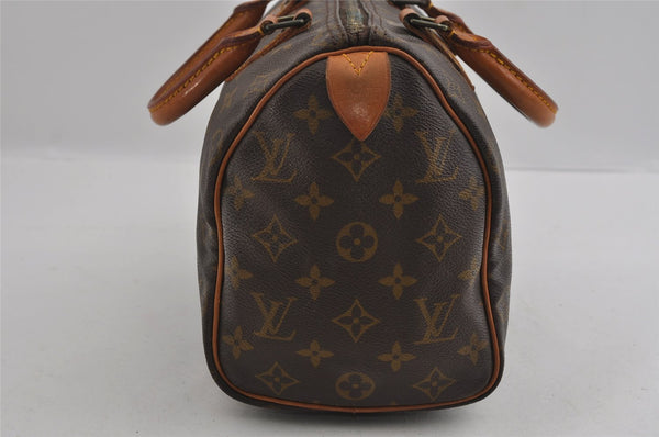 Authentic Louis Vuitton Monogram Speedy 25 Boston Hand Bag M41528 LV 2678I